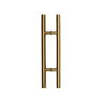 Kahe Cam Kapı Kolu 60x30 Gold